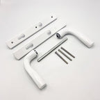Palladio Lever Lever UPVC Multipoint Door Handles - 92mm PZ Unsprung 215mm Screw Centres