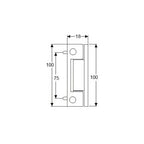 Neon Butt Hinge for UPVC Doors