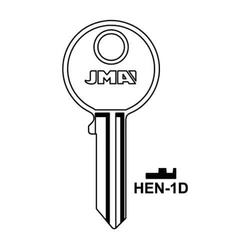 HEN-1D Cylinder Key Blank