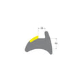 R3232 Yellow Wedge Gasket