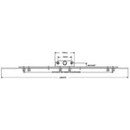 Rail Inline Espags With Mushrooms 22mm Backset