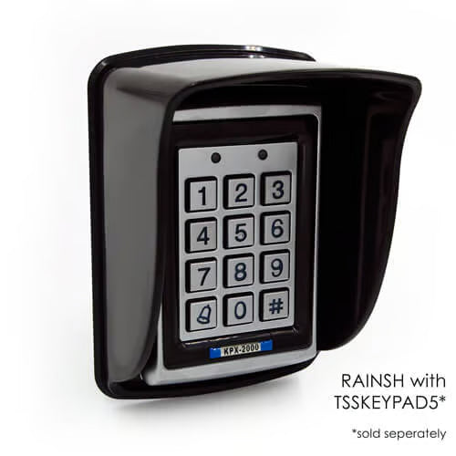 Keypad External Use Rainshield for use with: TSSKEYPAD3, 4 & 5