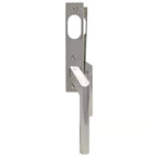 Duty Bifold Door Handle With Swedish Oval Cylinder Escutcheon