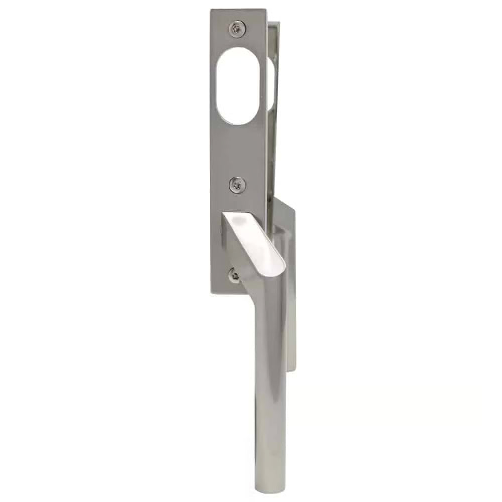 Duty Bifold Door Handle With Swedish Oval Cylinder Escutcheon