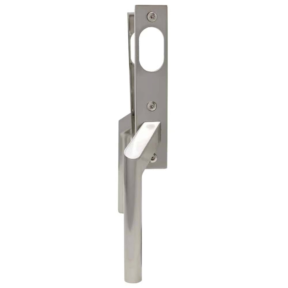 Duty Bifold Door Handle With Swedish Oval Cylinder Escutcheon