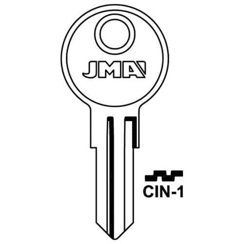 CIN-1 Cylinder Key Blank