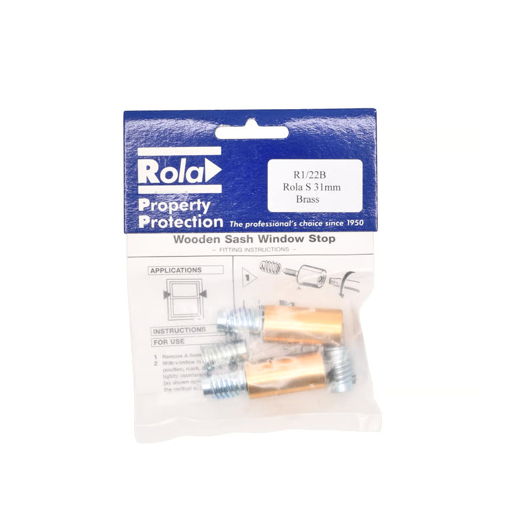 Rola Wooden Sash Window Stops