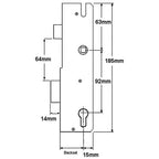 Multipoint Gearbox - Lift Lever or Split Spindle