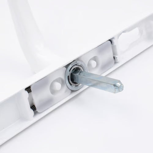 Lever Moveable Pad UPVC Multipoint Door Handles - 70mm/92mm PZ Sprung 215mm Screw Centres