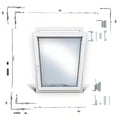 System - Height 260-600mm, Width 1051-1250mm Backset-  7mm