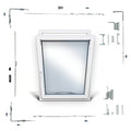 System - Height 601-800mm, Width 1051-1250mm Backset- 7mm