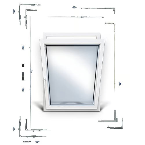 Titan Concealed System - Height 1201-1600mm, Width 380-680mm