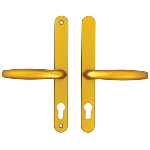 Fullex Lever Lever UPVC Multipoint Door Handles - 68mm PZ Sprung 215mm Screw Centres