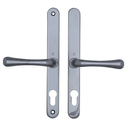 Fullex Lever Lever UPVC Multipoint Door Handles - 68mm PZ Sprung 215mm Screw Centres