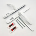 Fullex Lever Lever UPVC Multipoint Door Handles - 68mm PZ Sprung 215mm Screw Centres
