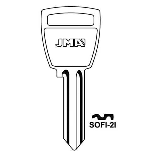 SOFI-2I Cylinder Key Blank