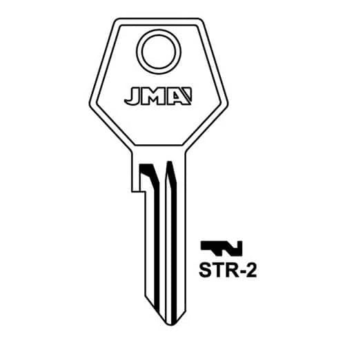 STR-2 Cylinder Key Blank