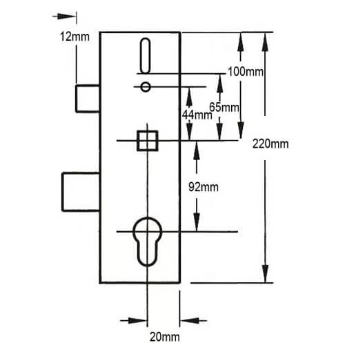 Multipoint Gearbox - Lift Lever or Split Spindle