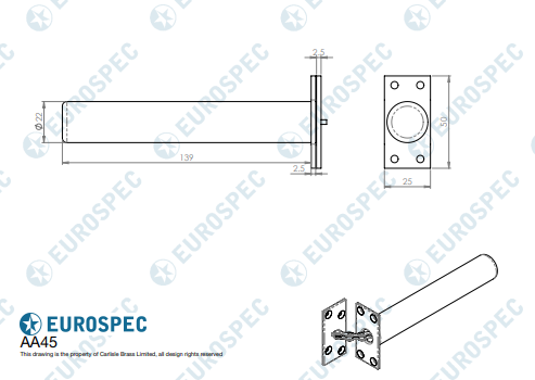 Concealed Chain Spring Door Closer