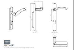 Verde Lever on Narrow Plate