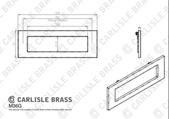 Plain Letter Plate (Gravity Flap)