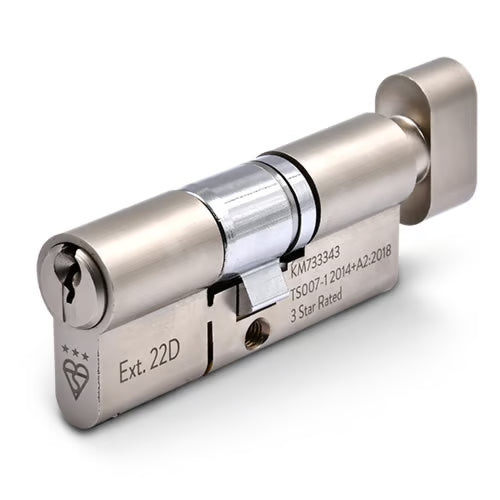 uro Key & thumbturn Cylinders British Standard Kitemarked TS007 3*