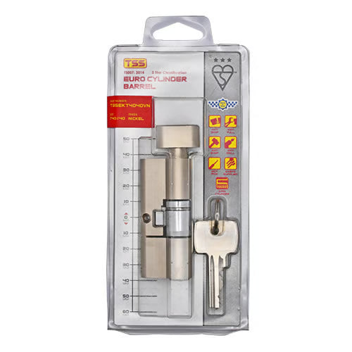 uro Key & thumbturn Cylinders British Standard Kitemarked TS007 3*