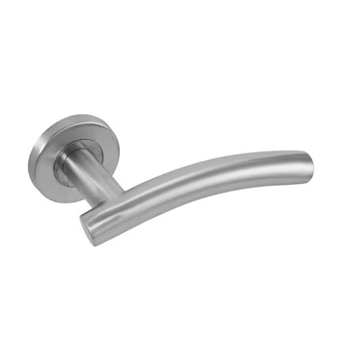 Fire Rated Stainless Steel (SSS) 19mm Arched Lever On Rose Furniture