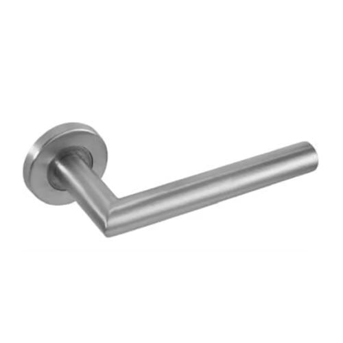 Fire Rated Stainless Steel (SSS) 19mm Mitred Lever On Rose Furniture
