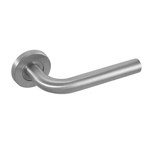 Fire Rated Stainless Steel (SSS) 19mm Straight Lever On Rose Furniture