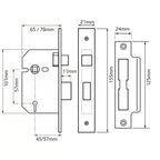 3 Lever Mortice Sashlock