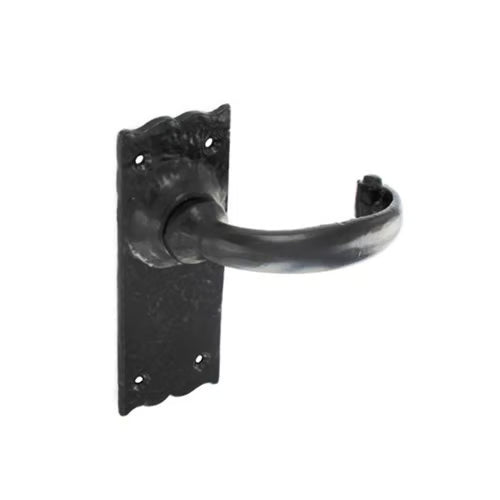Antique Black Lever On Plate Furniture