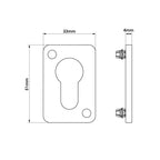Bi-Fold Handle Escutcheon