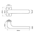 Bi-Fold Door Handles - Sprung