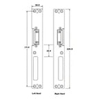 UPVC Latch and Deadbolt Keep