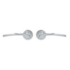 Golf Lever Handle on Round Rose Door Furniture
