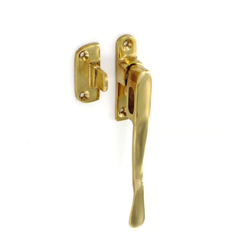 Brass Victorian Spoon Style Casement Fasteners