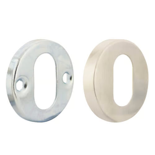 Modern Oval Concealed Fix Escutcheon