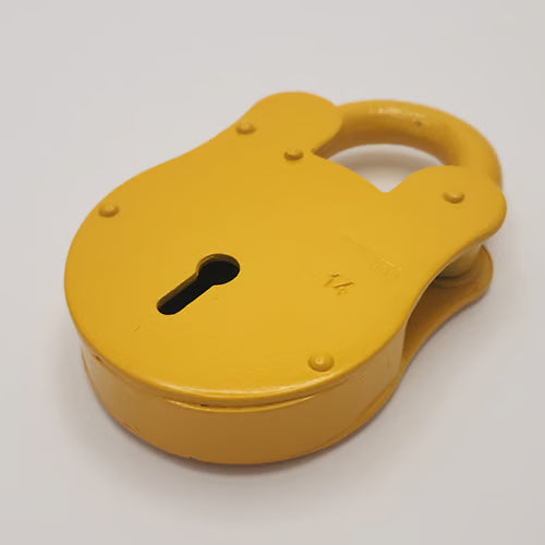 Fire Brigade FB14 Open Shackle Yellow Padlock