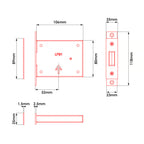Fire Brigade FB1/FB2 Mortice Deadlock