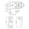 3D Lift On Flag Hinges for UPVC Doors
