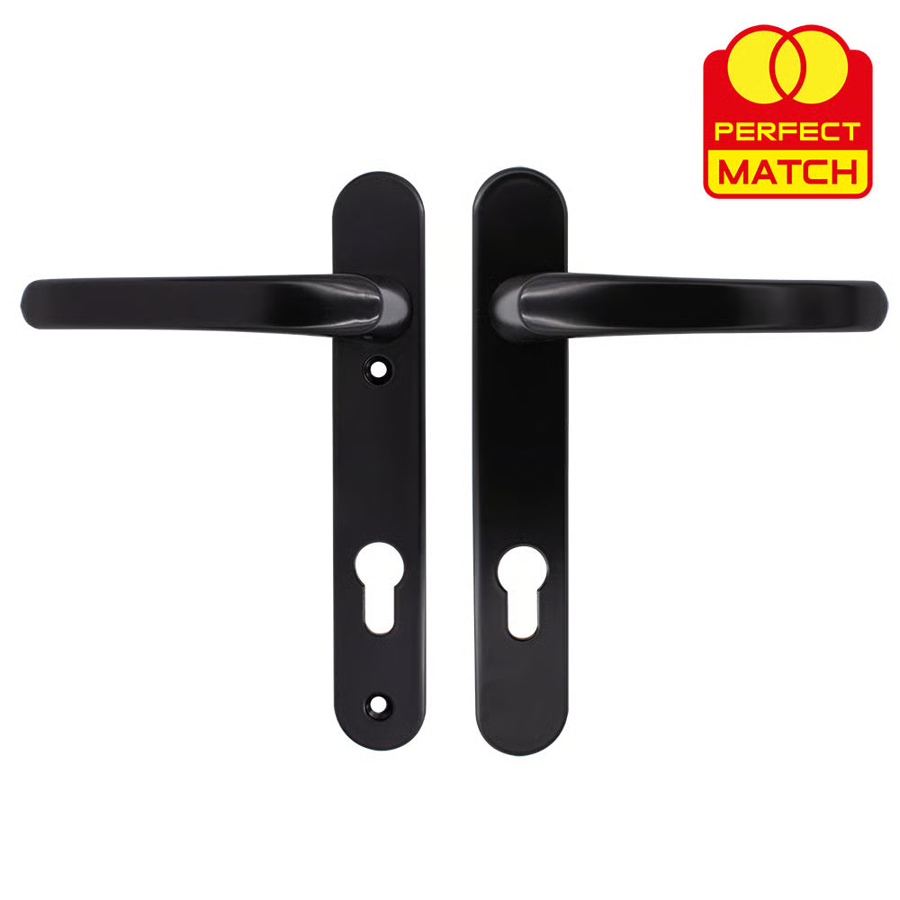 Lever Lever UPVC Multipoint Door Handles - 92mm PZ Sprung 122mm Screw Centres