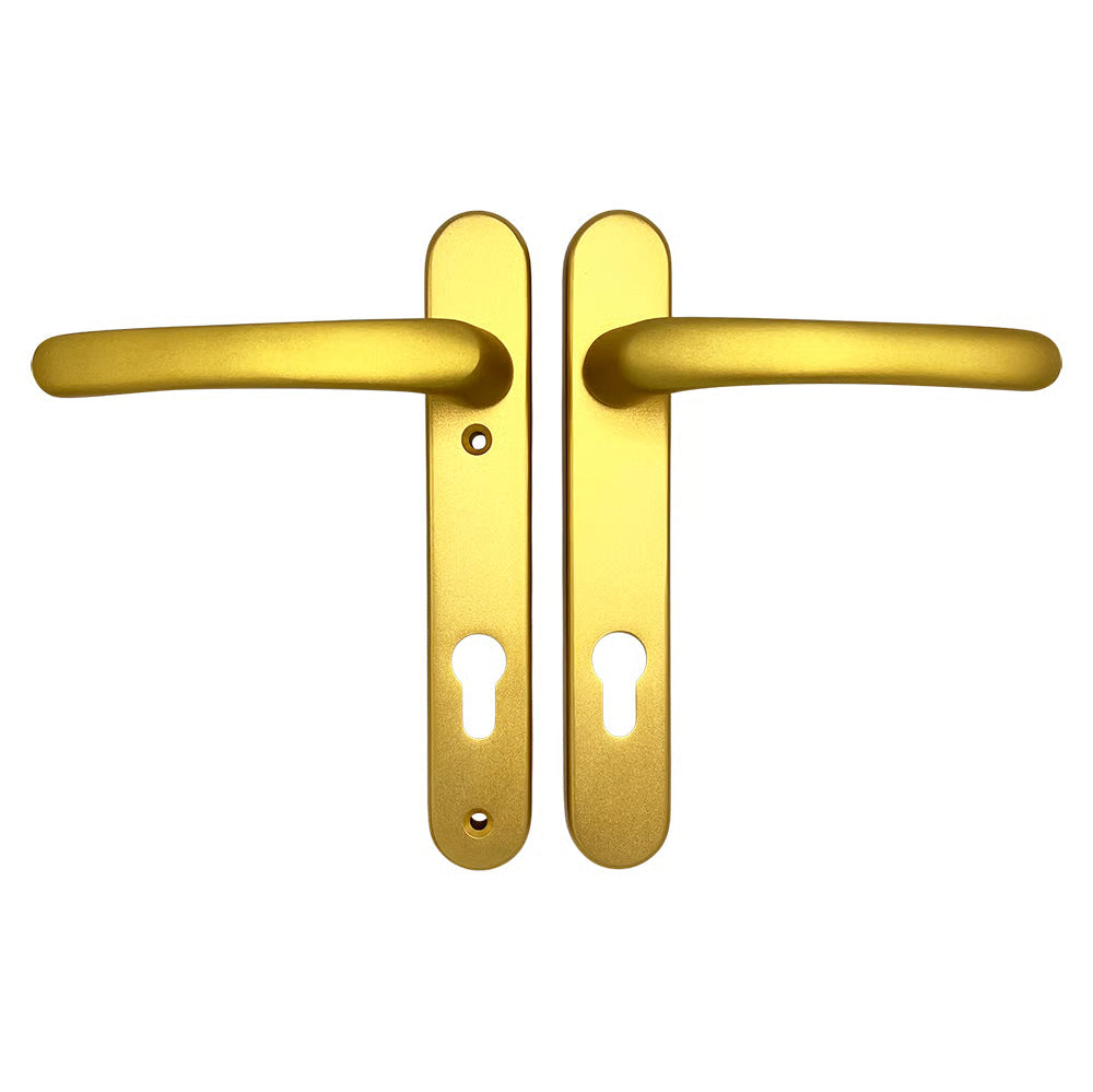 Lever Lever UPVC Multipoint Door Handles - 92mm PZ Sprung 122mm Screw Centres