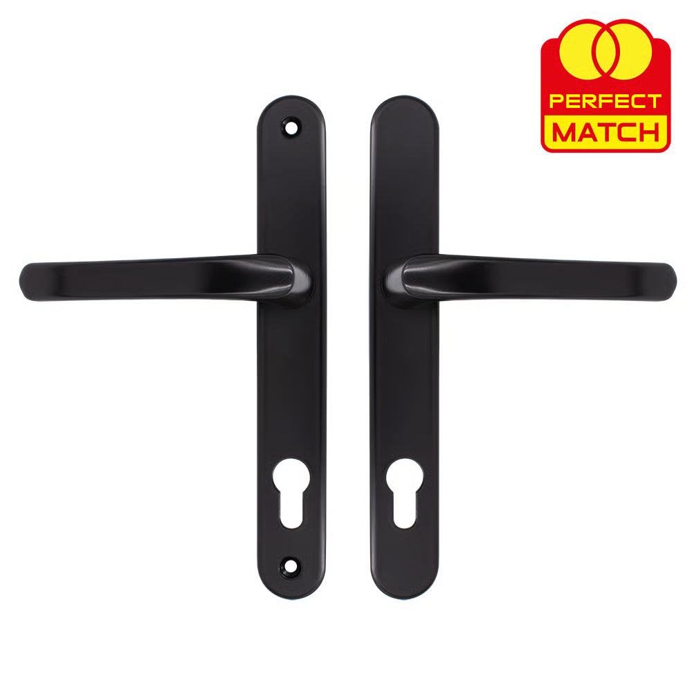 Lever Lever UPVC Multipoint Door Handles - 92mm PZ Sprung 210mm Screw Centres