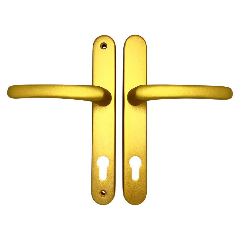 Lever Lever UPVC Multipoint Door Handles - 92mm PZ Sprung 210mm Screw Centres