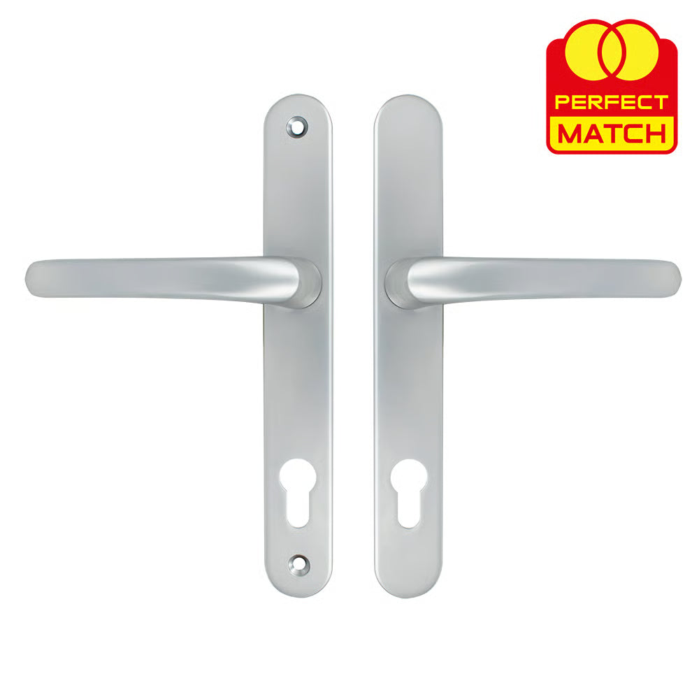 Lever Lever UPVC Multipoint Door Handles - 92mm PZ Sprung 210mm Screw Centres