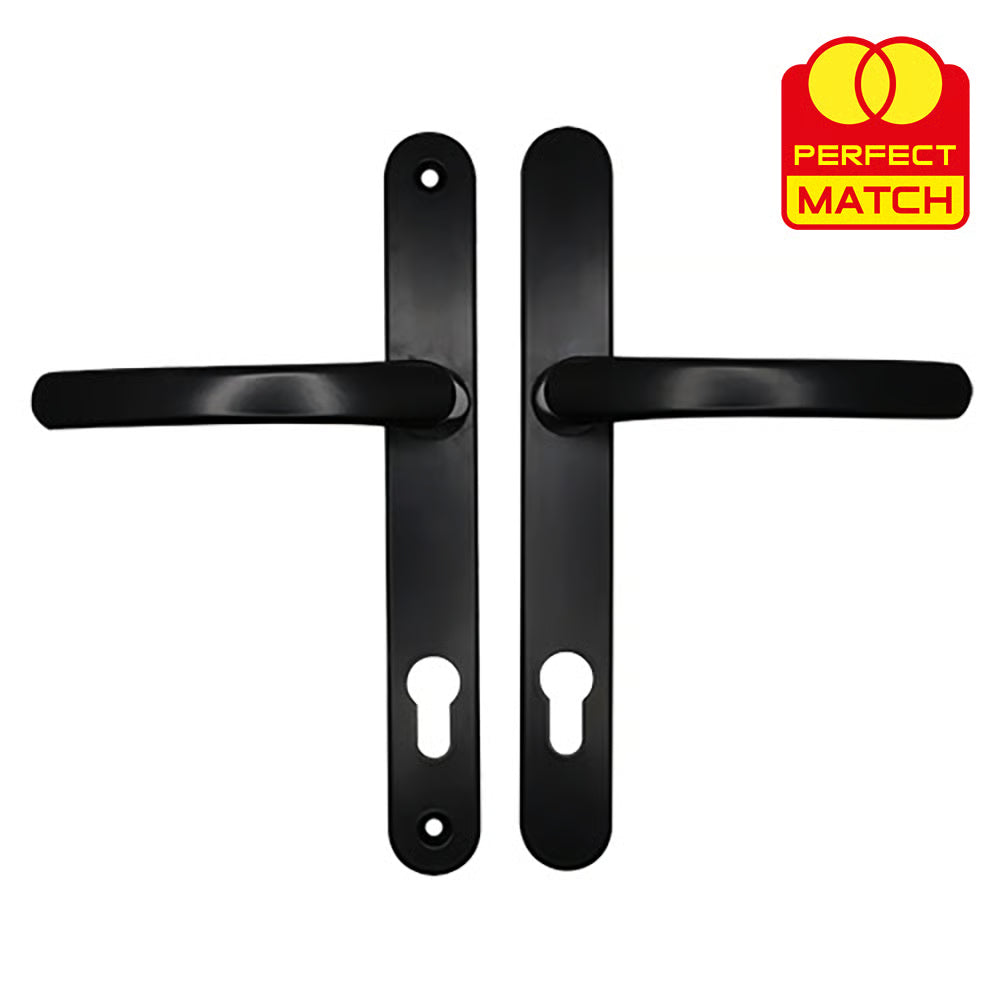 Lever Lever UPVC Multipoint Door Handles - 92mm PZ Sprung 215mm Screw Centres