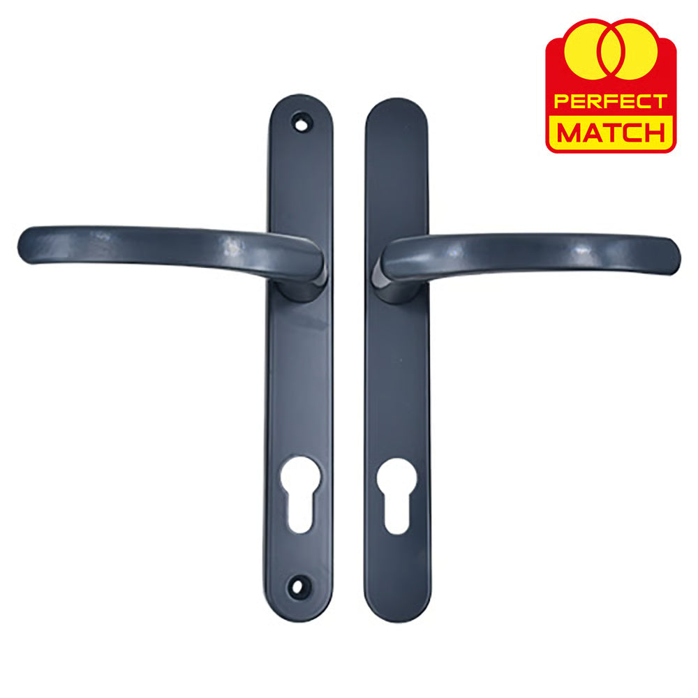 Lever Lever UPVC Multipoint Door Handles - 92mm PZ Sprung 215mm Screw Centres