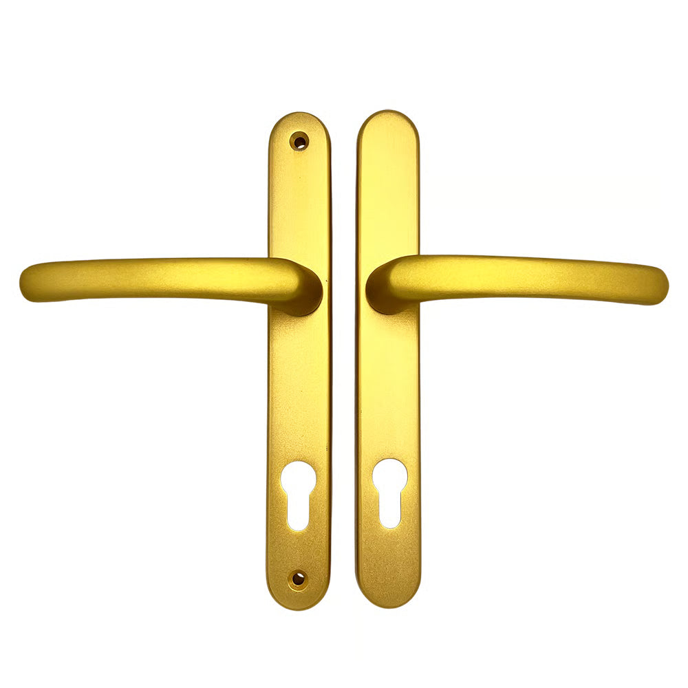 Lever Lever UPVC Multipoint Door Handles - 92mm PZ Sprung 215mm Screw Centres