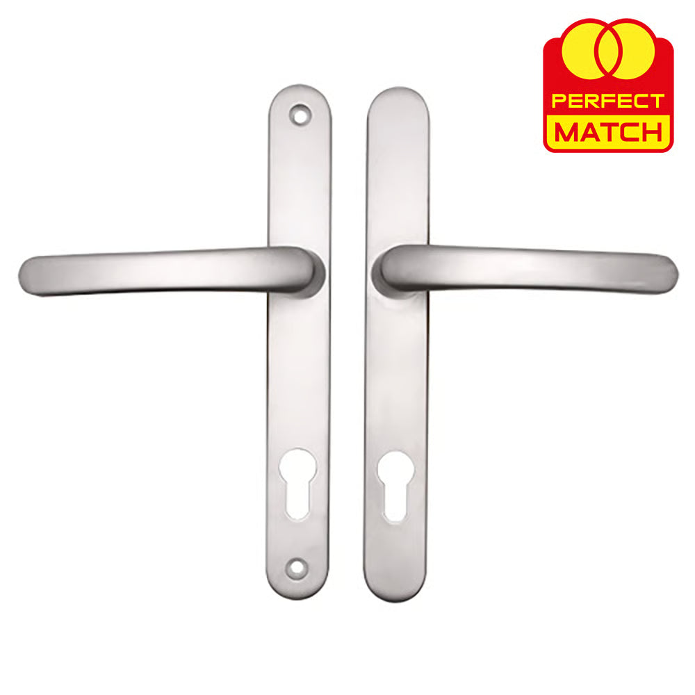 Lever Lever UPVC Multipoint Door Handles - 92mm PZ Sprung 215mm Screw Centres